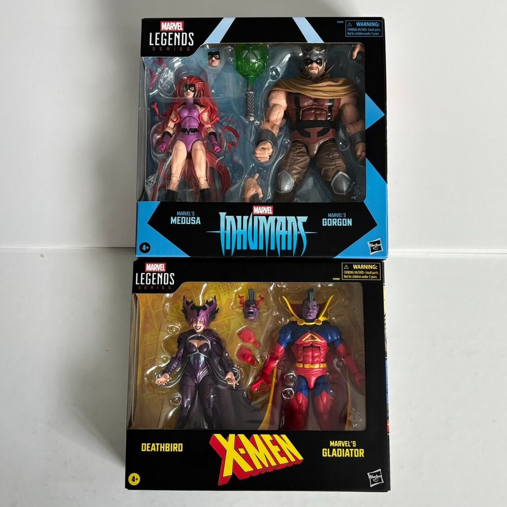 Marvel Legends Hasbro X-men Deathbird Gladiator Inhumans Medusa Gorgon NIB